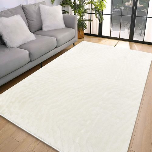 Den. Deluxe dizajn krem mekani tepih 80 setova = 2 kom x 80 x 150 cm + 80 x 250 cm - guma za podlogu