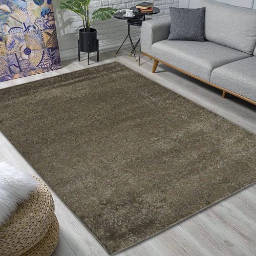  Brlog. Nora jednobojni L. smeđi 80 setova = 80x250cm + 2 kom x 80x150cm Moderni tepih