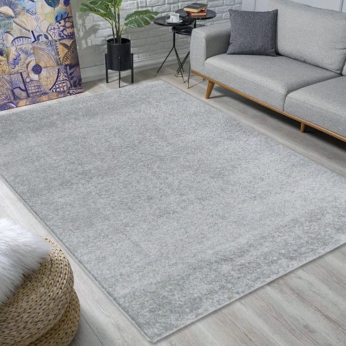  Brlog. Nora jednobojni L.siva 80set=80x250cm+2komx80x150cm Moderni tepih