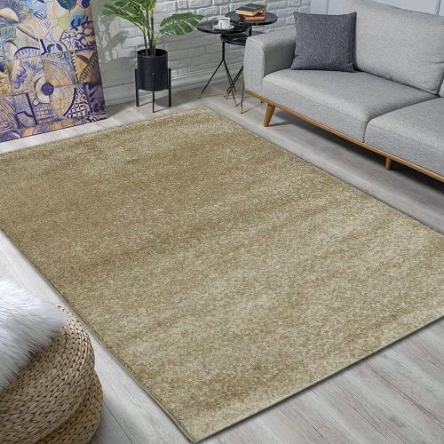  Brlog. Nora jednobojni bež 60 setova = 60x220cm + 2 kom x 60x110cm Moderni tepih